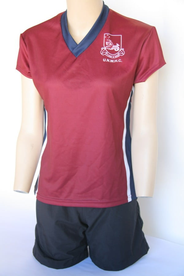 Fitted Top - Mesh (Optional Cap Sleeve) - Hockey