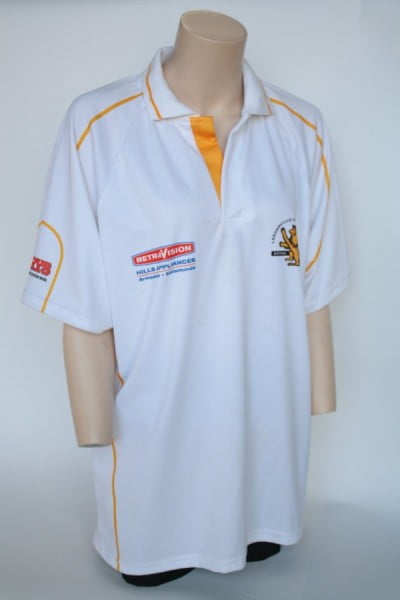 Custom White Shirt - Cricket